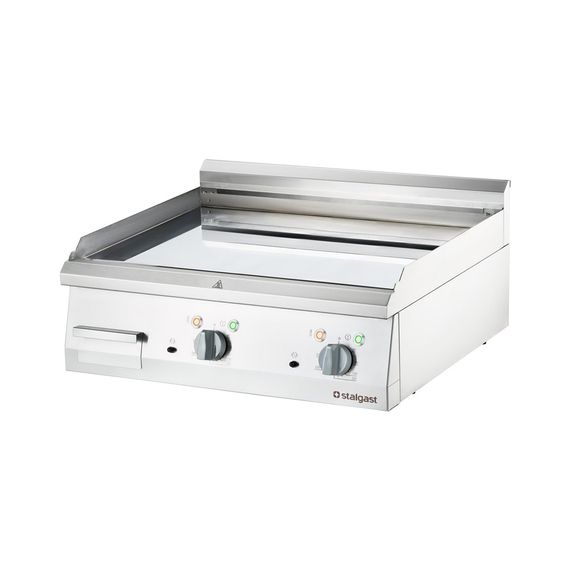 Stalgast verchromte Elektro-Griddleplatte als Tischgerät, 800x700 mm, glatte Grillfläche, Serie 700 ND Stalgast verchromte Elektro-Griddleplatte als Tischgerät, 800x700 mm, glatte Grillfläche, Serie 700 ND