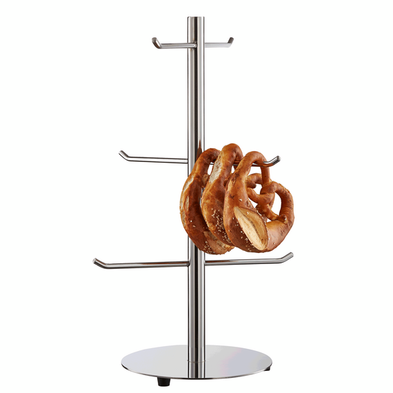 Was Germany Brezel-/Wurstständer, 6 armig, 51 cm, Ø 22 cm, Chromnickelstahl Was Germany Brezel-/Wurstständer, 6 armig, 51 cm, Ø 22 cm, Chromnickelstahl