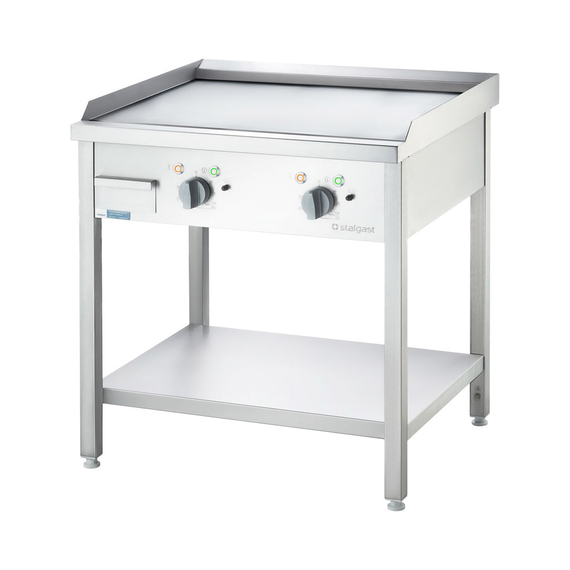 Stalgast Elektro-Griddleplatte als Standgerät - glatt, Unterbau offen, 800 x 700 x 850 mm (BxTxH) Stalgast Elektro-Griddleplatte als Standgerät - glatt, Unterbau offen, 800 x 700 x 850 mm (BxTxH)