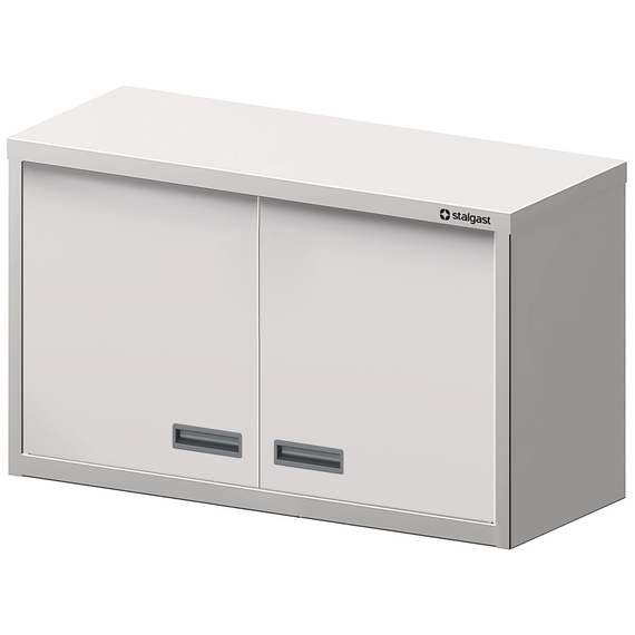 Stalgast Edelstahl Hängeschrank ECO mit zwei Flügeltüren, 1200x400x600 mm, Selbstmontage Stalgast Edelstahl Hängeschrank ECO mit zwei Flügeltüren, 1200x400x600 mm, Selbstmontage