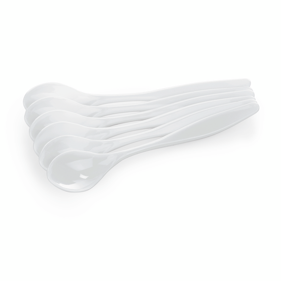 Essentials Eierlöffel Set, 14 cm, Set á 6 Stück, Polystyrol Essentials Eierlöffel Set, 14 cm, Set á 6 Stück, Polystyrol