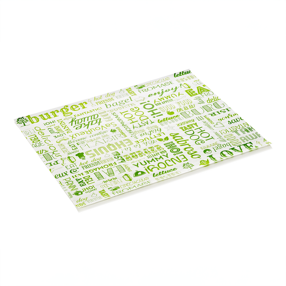 Was Germany Burgerpapier Veggie Set WRAP & GO, 28 x 34 cm, Set á 1000 Stück, Fettpapier Was Germany Burgerpapier Veggie Set WRAP & GO, 28 x 34 cm, Set á 1000 Stück, Fettpapier