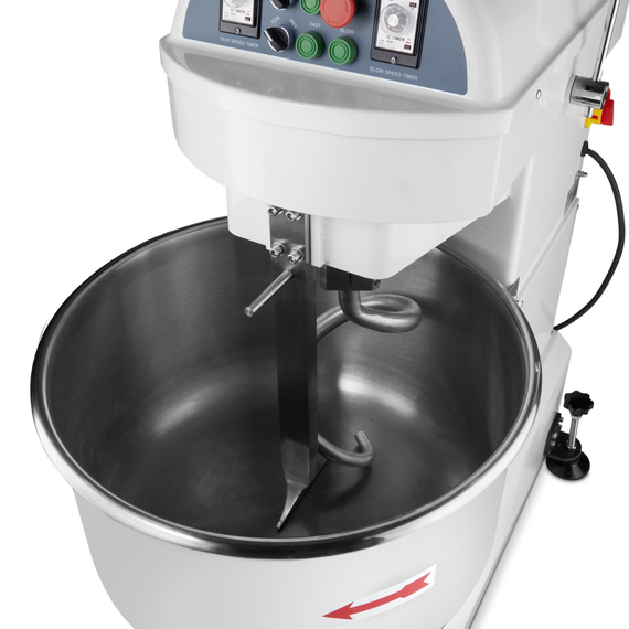 Maxima Gastro Teigmischer - 130 l - 80 kg Teig - 2 Geschwindigkeiten - 400 V 8 Maxima Gastro Teigmischer - 130 l - 80 kg Teig - 2 Geschwindigkeiten - 400 V