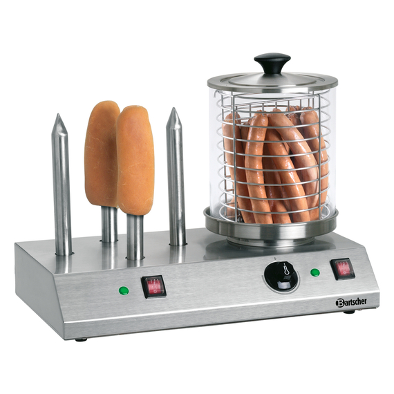 Bartscher Hot-Dog-Gerät, 4 Toaststangen Bartscher Hot-Dog-Gerät, 4 Toaststangen