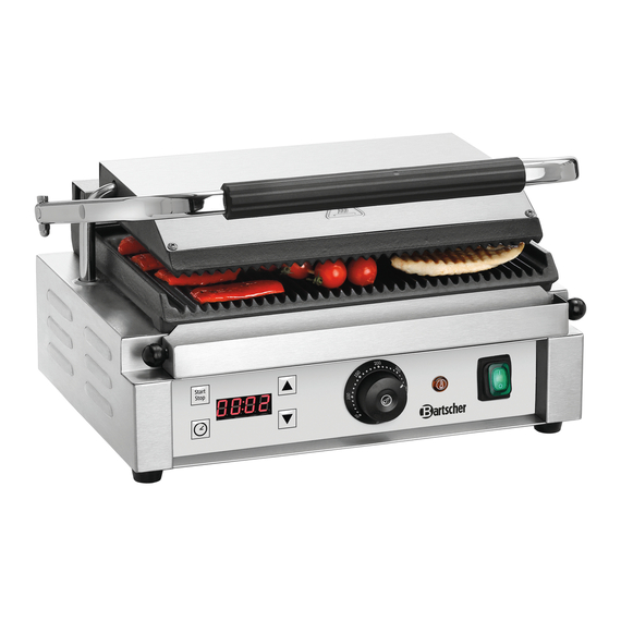 Bartscher Kontaktgrill Panini 1RDIG 1 Bartscher Kontaktgrill Panini 1RDIG