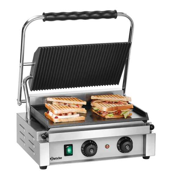 Bartscher Kontaktgrill Panini-T 1GR Bartscher Kontaktgrill Panini-T 1GR