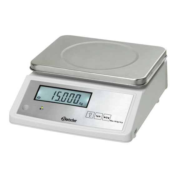 Bartscher Küchenwaage, 15kg, 5g 5 Bartscher Küchenwaage, 15kg, 5g