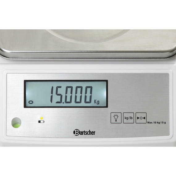 Bartscher Küchenwaage, 15kg, 5g 1 Bartscher Küchenwaage, 15kg, 5g