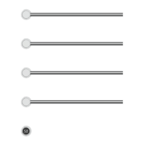Aliseo Pearl Pro Handtuchwärmer Handtuchheizkörper - 4 Rohre, chrom