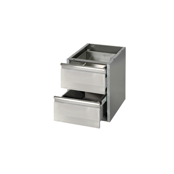 Prismafood Schubladenelement 2 Schubladen 1/2 TOP Prismafood Schubladenelement 2 Schubladen 1/2 TOP