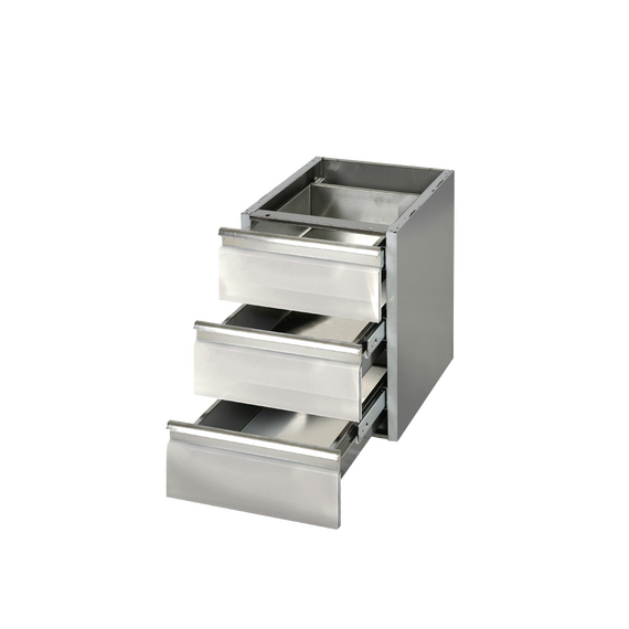 Prismafood Schubladenelement 3 Schubladen 1/3 TOP Prismafood Schubladenelement 3 Schubladen 1/3 TOP