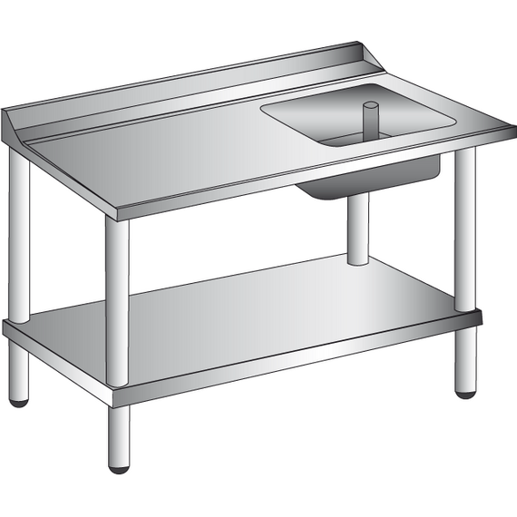 Prismafood Zulauftisch (BxTxH): 120 x 77 x 85 cm Prismafood Zulauftisch (BxTxH): 120 x 77 x 85 cm