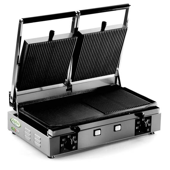 Fama Industrie Kontaktgrill PDR3000S - Grillfläche gerillt Fama Industrie Kontaktgrill PDR3000S - Grillfläche gerillt
