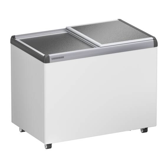 Liebherr EFE 3000 Eiscreme-Gefriertruhe mit Aluminium-Schiebedeckel und Lenkrollen 1 Liebherr EFE 3000 Eiscreme-Gefriertruhe mit Aluminium-Schiebedeckel und Lenkrollen