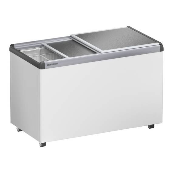 Liebherr EFE 3800 Eiscreme-Gefriertruhe mit Aluminium-Schiebedeckel und Lenkrollen Liebherr EFE 3800 Eiscreme-Gefriertruhe mit Aluminium-Schiebedeckel und Lenkrollen