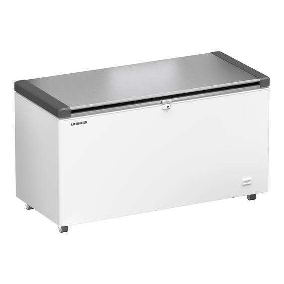 Liebherr EFL 4656 Gefriertruhe mit Edelstahl-Deckel, Lenkrollen und LED Liebherr EFL 4656 Gefriertruhe mit Edelstahl-Deckel, Lenkrollen und LED
