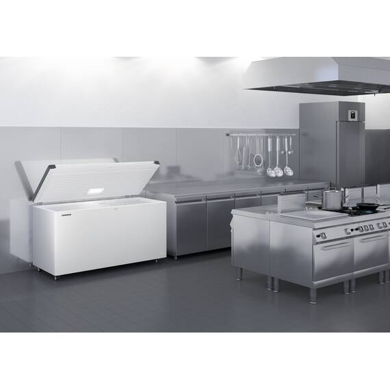 Liebherr EFL 4656 Gefriertruhe mit Edelstahl-Deckel, Lenkrollen und LED 4 Liebherr EFL 4656 Gefriertruhe mit Edelstahl-Deckel, Lenkrollen und LED