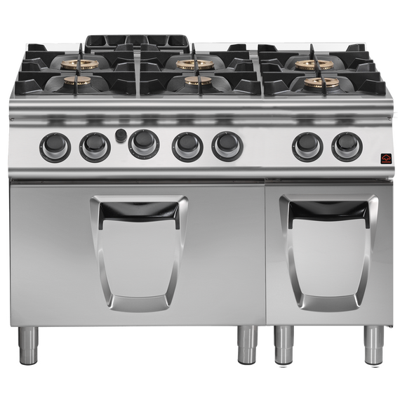 Prismafood Gasherd 6 Brenner mit Gasbackofen Prismafood Gasherd 6 Brenner mit Gasbackofen