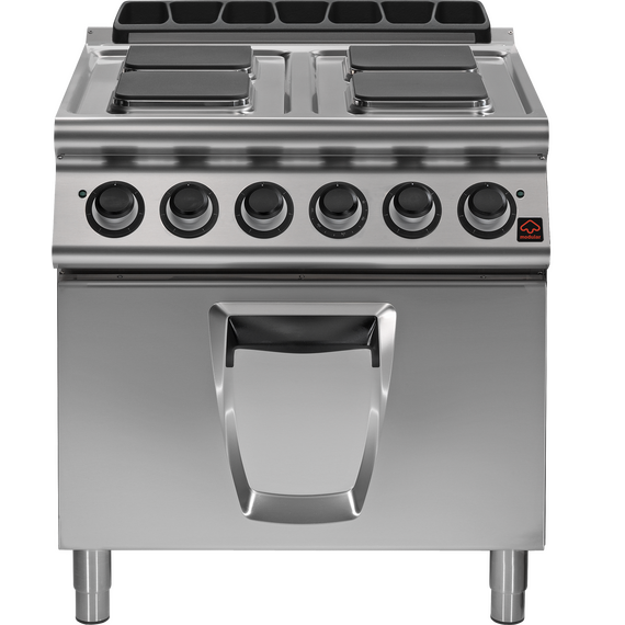 Prismafood Elektroherd 4 eckige Platten mit Backofen Prismafood Elektroherd 4 eckige Platten mit Backofen