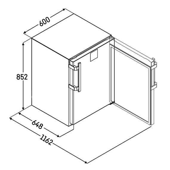 Liebherr FFTCsg 150 Premium Unterbaufähiger Gefrierschrank mit statischer Kühlung 4 Liebherr FFTCsg 150 Premium Unterbaufähiger Gefrierschrank mit statischer Kühlung