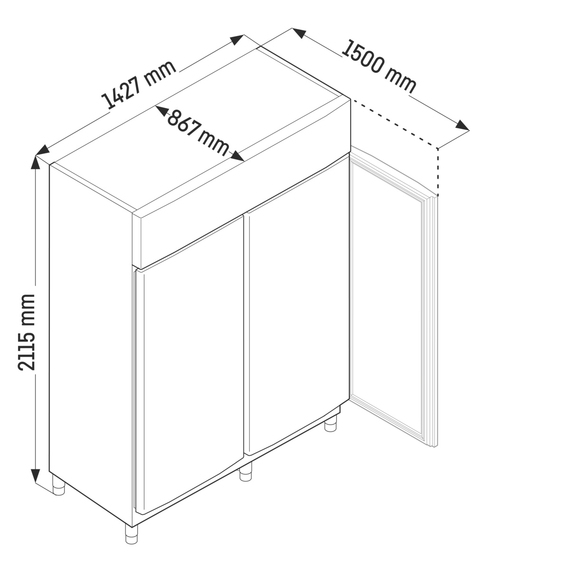 Liebherr FRPSvh 1402 Perfection Kühlschrank GN 2/1 mit Umluftkühlung 7 Liebherr FRPSvh 1402 Perfection Kühlschrank GN 2/1 mit Umluftkühlung