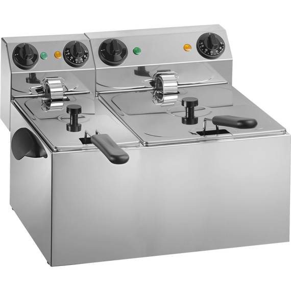 Prismafood Elektro-Friteuse (BxTxH): 46 x 43 x 21 cm Prismafood Elektro-Friteuse (BxTxH): 46 x 43 x 21 cm
