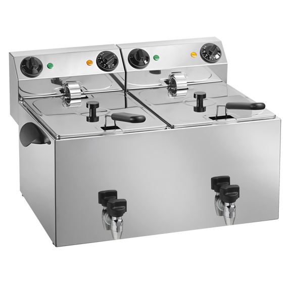 Prismafood Elektro-Friteuse (BxTxH): 56 x 43 x 25 cm Prismafood Elektro-Friteuse (BxTxH): 56 x 43 x 25 cm