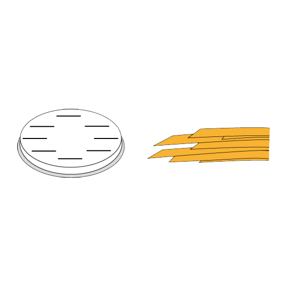 Prismafood Matrize Fettucine Ø 5 cm Prismafood Matrize Fettucine Ø 5 cm