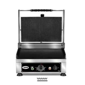 GMG Kontaktgrill KG2745G, oben gerillt, unten glatt