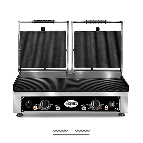 GMG Doppel-Kontaktgrill KG4060DE, gerillt GMG Doppel-Kontaktgrill KG4060DE, gerillt