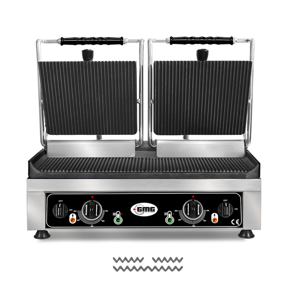 GMG Doppel-Kontaktgrill KG5530DE, gerillt GMG Doppel-Kontaktgrill KG5530DE, gerillt