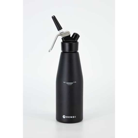 Hendi Sahnespender, schwarz, Kitchen Line, 0,95L, Schwarz, ⌀95x(H)320mm 4 Hendi Sahnespender, schwarz, Kitchen Line, 0,95L, Schwarz, ⌀95x(H)320mm
