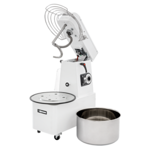 Prismafood Teigmaschine - Kesselvolumen: 48 Liter / 42 kg Teig - aufklappbares Rührwerk