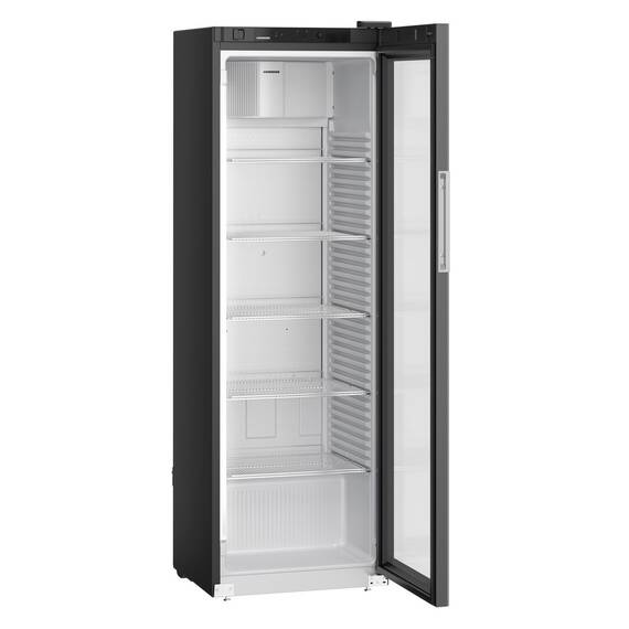 Liebherr MRFvd 4011 Getränkekühlschrank mit Glastür, Display und LED Lichtsäule Schwarz 1 Liebherr MRFvd 4011 Getränkekühlschrank mit Glastür, Display und LED Lichtsäule Schwarz