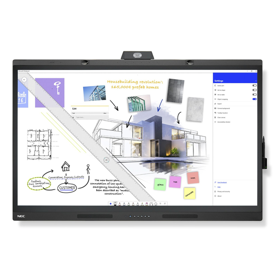 NEC MultiSync® WD551 LCD 55" Windows Collaboration Display 1 NEC MultiSync® WD551 LCD 55" Windows Collaboration Display