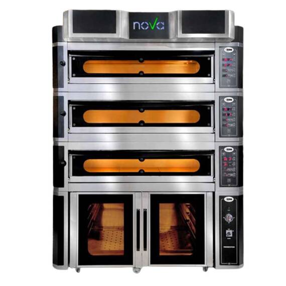 GMG Pizzaofen NOVA PFN 10570-3M Vollschamott 6+6+6 x 35 cm Ø 1 GMG Pizzaofen NOVA PFN 10570-3M Vollschamott 6+6+6 x 35 cm Ø