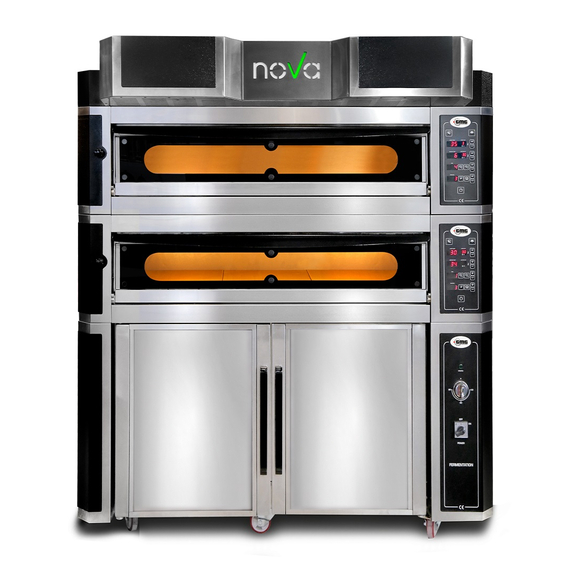 GMG Pizzaofen NOVA PFN 10570-2M Vollschamott 6+6 x 35 cm Ø GMG Pizzaofen NOVA PFN 10570-2M Vollschamott 6+6 x 35 cm Ø