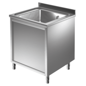 Prismafood Spülschrank 0,6m - 1 Becken mittig L40xB40xT25cm STD