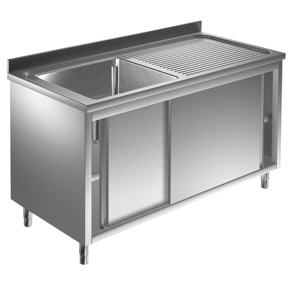 Prismafood Spülschrank 1,0m - 1 Becken links L40xB40xT25cm STD Prismafood Spülschrank 1,0m - 1 Becken links L40xB40xT25cm STD