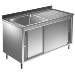 Prismafood Spülschrank 1,2m - 1 Becken links L50xB50xT30cm STD