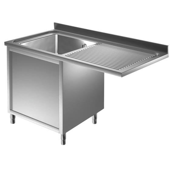 Prismafood Spülmaschinen Spülschrank 1,2m - 1 Becken links L50xB50xT30cm STD Prismafood Spülmaschinen Spülschrank 1,2m - 1 Becken links L50xB50xT30cm STD