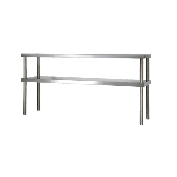 Prismafood Aufsatzbord 1,8m - mit 2 Etagen 0,7m hoch STD Prismafood Aufsatzbord 1,8m - mit 2 Etagen 0,7m hoch STD