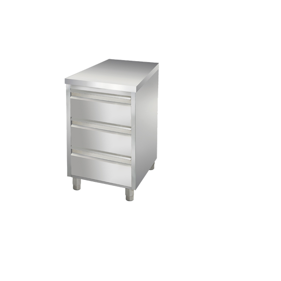 Prismafood Schubladenblock 3 Schubladen 1/3 - oA STD Prismafood Schubladenblock 3 Schubladen 1/3 - oA STD