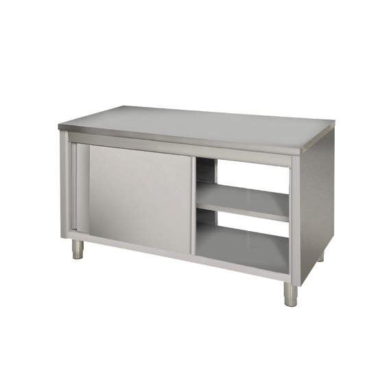 Prismafood Arbeitsschrank 1,6m - mit Durchreiche STD Prismafood Arbeitsschrank 1,6m - mit Durchreiche STD