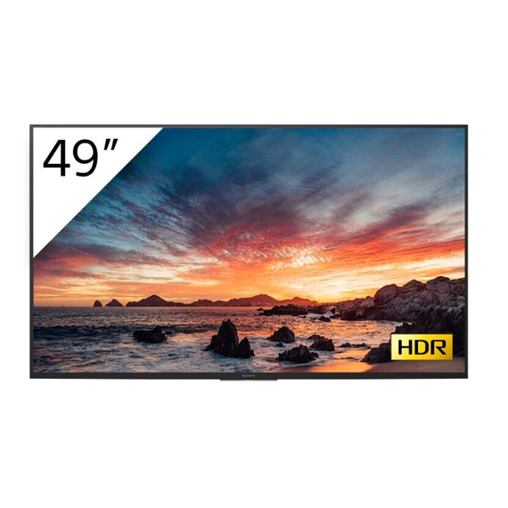 Sony FWD-49X80H/T 49“ HDR-BRAVIA Professional Display mit 4K-Ultra HD-Auflösung Sony FWD-49X80H/T 49“ HDR-BRAVIA Professional Display mit 4K-Ultra HD-Auflösung