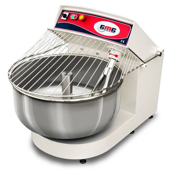 GMG Teigmixer 110 Liter / 85 kg Teig, mit Festem Kopf und Fester Wanne GMG Teigmixer 110 Liter / 85 kg Teig, mit Festem Kopf und Fester Wanne