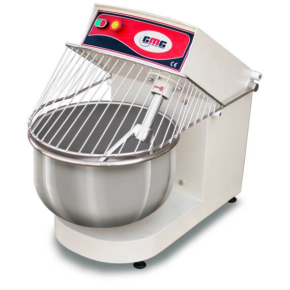 GMG Teigmixer 40 Liter / 35 kg Teig, mit Festem Kopf und Fester Wanne GMG Teigmixer 40 Liter / 35 kg Teig, mit Festem Kopf und Fester Wanne