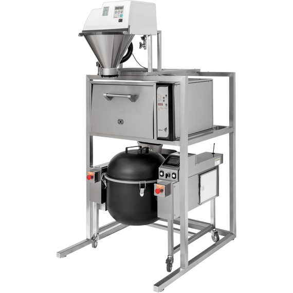 Prismafood Reismaschinen komplett Aufbau - inkl. Ofen, Mixer, Wascher & Gestelle Prismafood Reismaschinen komplett Aufbau - inkl. Ofen, Mixer, Wascher & Gestelle