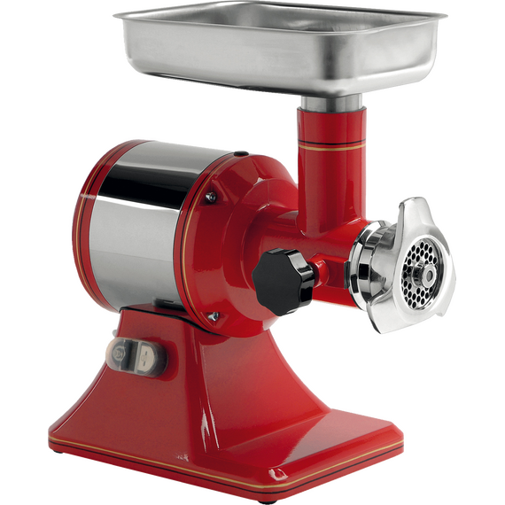 Prismafood Fleischwolf retro - Gusseisenmahlgruppe - Produktion: 200 kg/Std Prismafood Fleischwolf retro - Gusseisenmahlgruppe - Produktion: 200 kg/Std