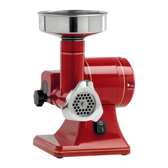 Prismafood Fleischwolf retro - Aluminiummahlgruppe - Produktion: 30 kg/Std Prismafood Fleischwolf retro - Aluminiummahlgruppe - Produktion: 30 kg/Std